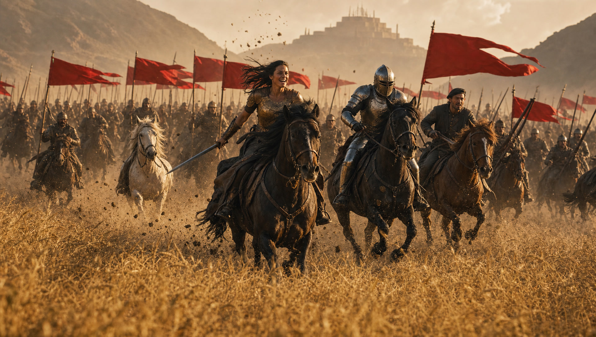 The cavalry charge at full commitment